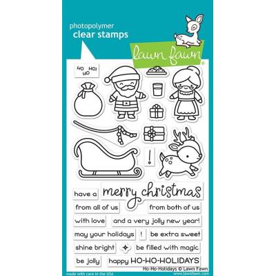 Lawn Fawn Clear Stamps - Ho-Ho-Holidays